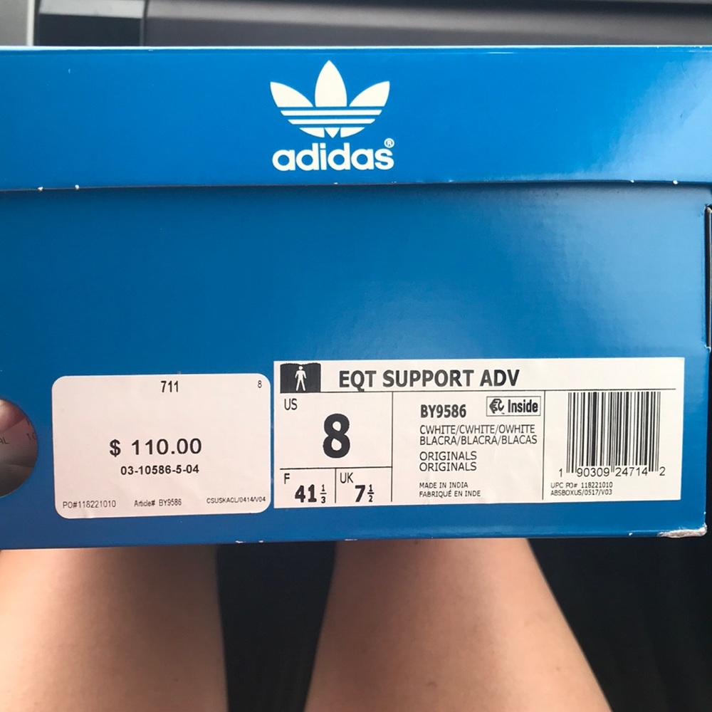 Adidas EQT support tennis shoes